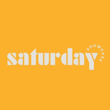 Saturday Showcase Episode Six Text "saturday showcase" in white on an orange background.